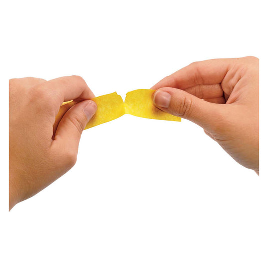 Colorations - afplaktape 2,5 cm - geel