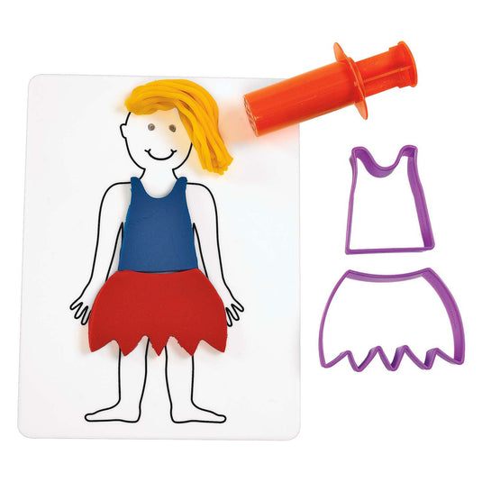 Colorations - aankleedset voor klei, 22dlg.