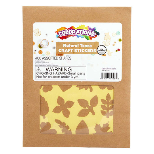 Colorations - botanisch knutselstickers, 400st.