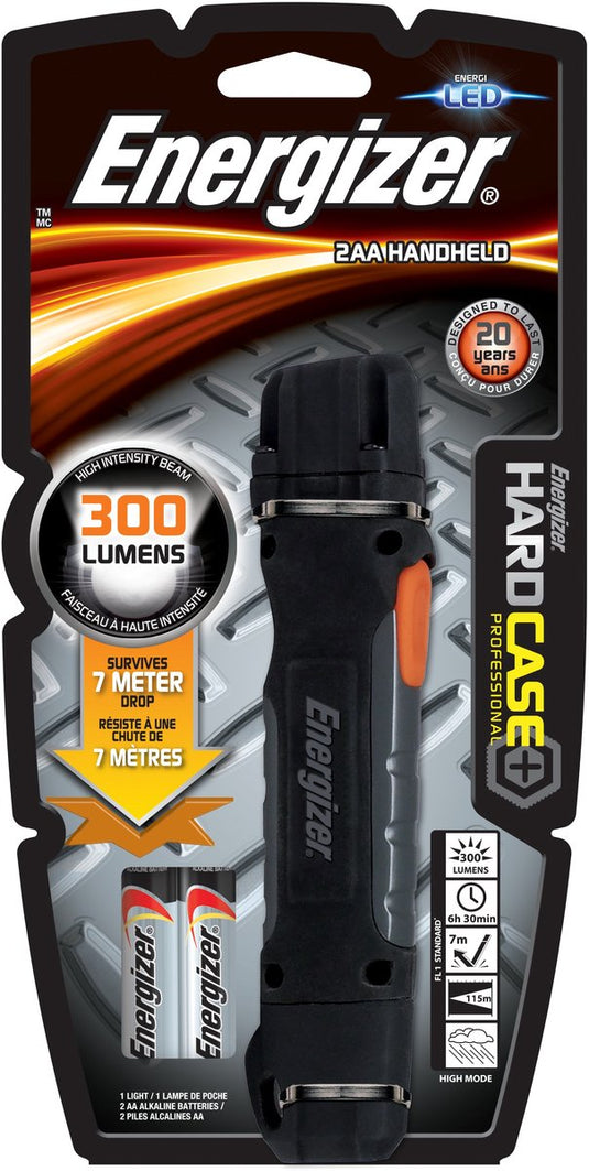 Energizer hardcase pro zaklamp – led – 300 lm – 17,2 cm – zwart