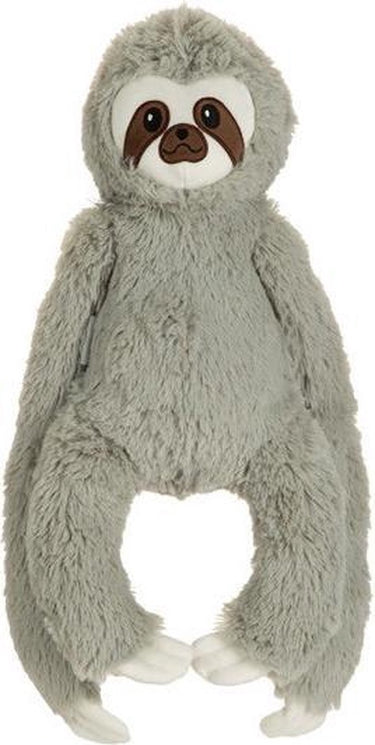 Beeztees hondenknuffel luiaard mees - hondenspeelgoed - pluche - maat l - 40x20x9 cm