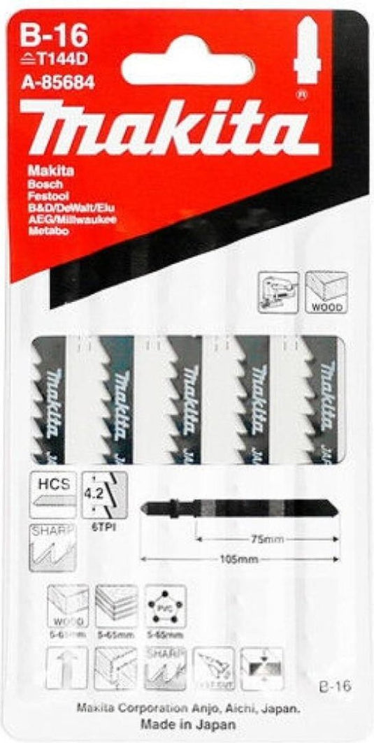 Makita decoupeerzaagblad b16 hout en kunststof