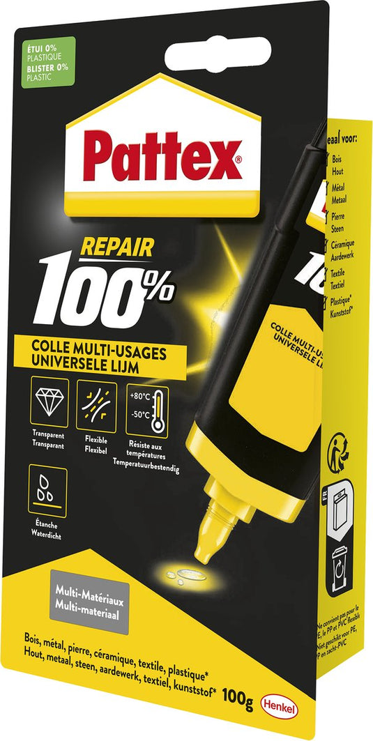 Pattex 1049299 - 100% 100g | 6 stuks