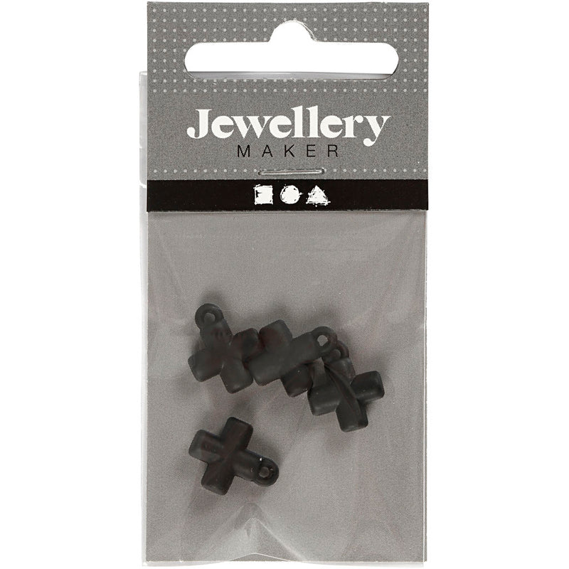 Load image into Gallery viewer, Https: www.cchobby.nl kruis-afm-10x10-mm-gatgrootte-1-5-mm-zwart-4-stuk-1-doos
