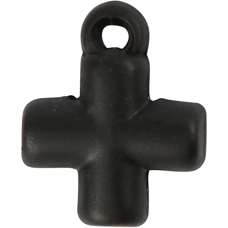 Load image into Gallery viewer, Https: www.cchobby.nl kruis-afm-10x10-mm-gatgrootte-1-5-mm-zwart-4-stuk-1-doos

