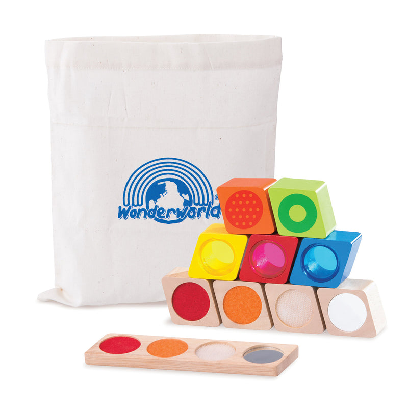 Load image into Gallery viewer, Wonder-world wonderworld houten zintuigblokken

