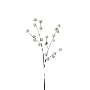 Roberts collection kunsttak pompom wit 100cm kunsttak pompom wit 100cm