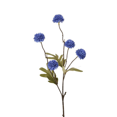 Roberts collection pompom spray 52cm blauw