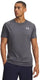 Under armour ua hg armour fitted ss-gry heren sportshirt - castlerock - wit