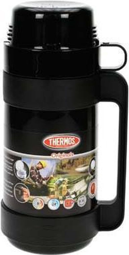 Thermos mondial isoleerfles 0.5 l zwart