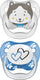 Dr. brown's classic fopspeen - fase 2 - blauw - 2 stuks