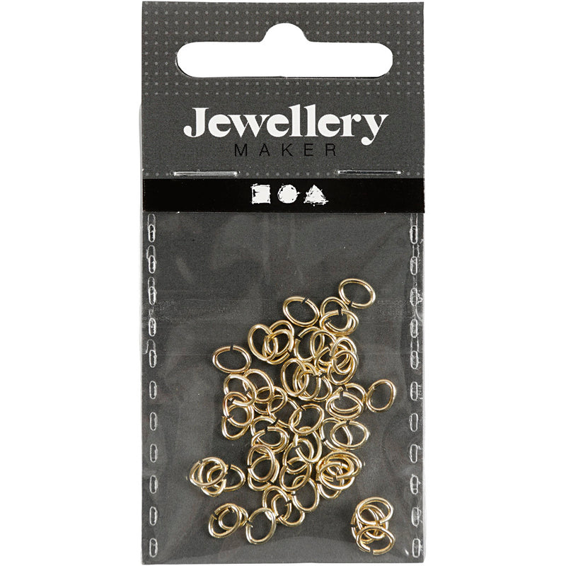 Afbeelding laden in galerijviewer, Https: www.cchobby.nl ring-ovaal-dikte-0-7-mm-goudkleurig-50-stuk-1-doos
