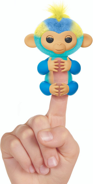 Fingerlings 2.0 aapje leo + licht en geluid blauw