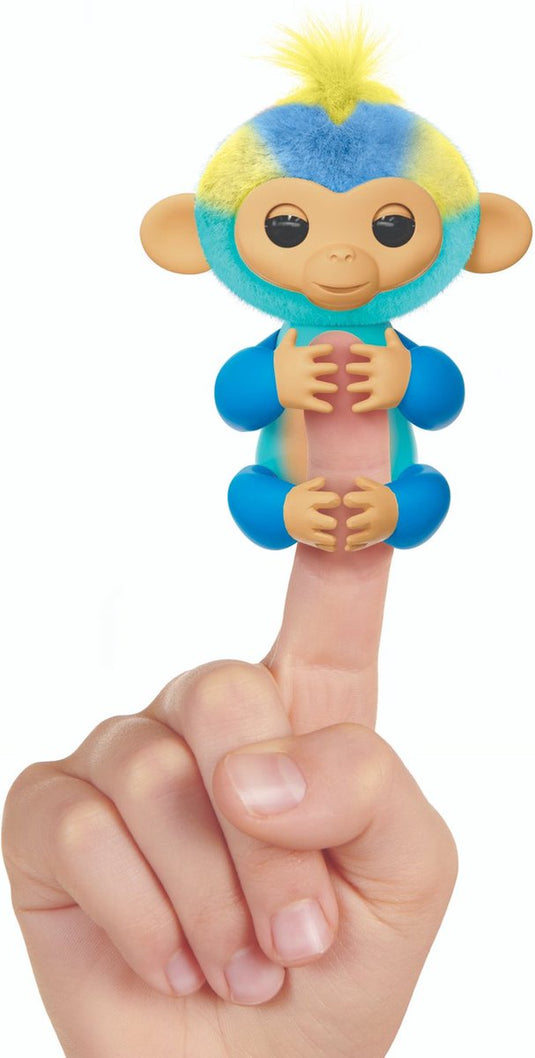 Fingerlings 2.0 aapje leo + licht en geluid blauw