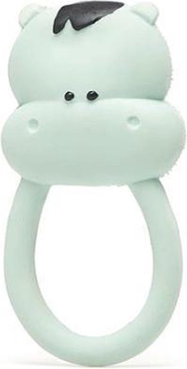 Lanco toys lanco rubberen bijtring - kimo het nijlpaard - mint