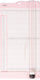 Vaessen creative papiersnijder met rilfunctie - 15 x 30,5 cm - roze