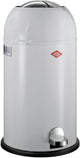 Wesco kickmaster prullenbak | pedaalemmer | 33 liter | metaal - grijs | afvalemmer - made in germany