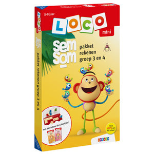 Loco mini - semsom pakket rekenen groep 3 en 4