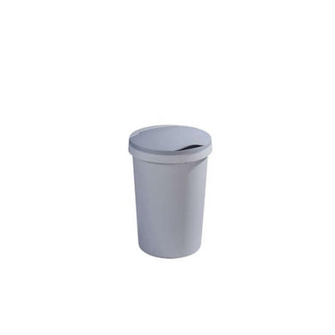 Sunware twinga prullenbak met klepdeksel 45 liter grijs diameter 37,5x54cm