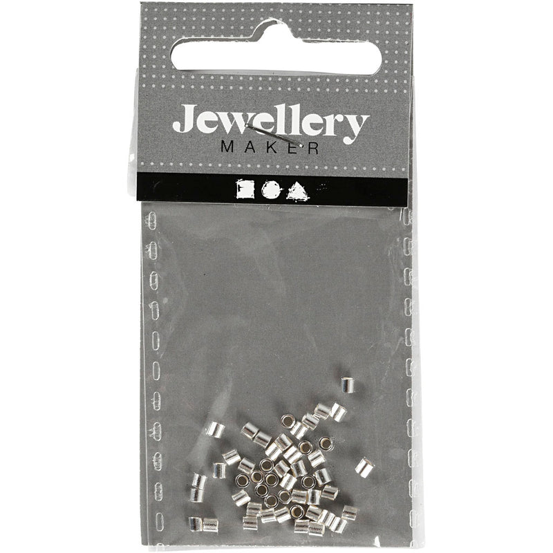Load image into Gallery viewer, Https: www.cchobby.nl knijpkralen-d-2-mm-zilver-50-stuk-1-doos

