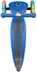 Globber primo foldable lights step met 3 wielen in blauw
