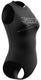Speedo endurance+ logo hydrasuit 1 piece dames sportbadpak - kleurvast badpak dames - chloorbestendig zwempak dames - sportbadpak dames met ritssluiting - zwart wit - 40