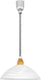 Eglo lord 2 - hanglamp - 1 lichts - ø360mm. - zilver, nikkel-mat, beuk - wit
