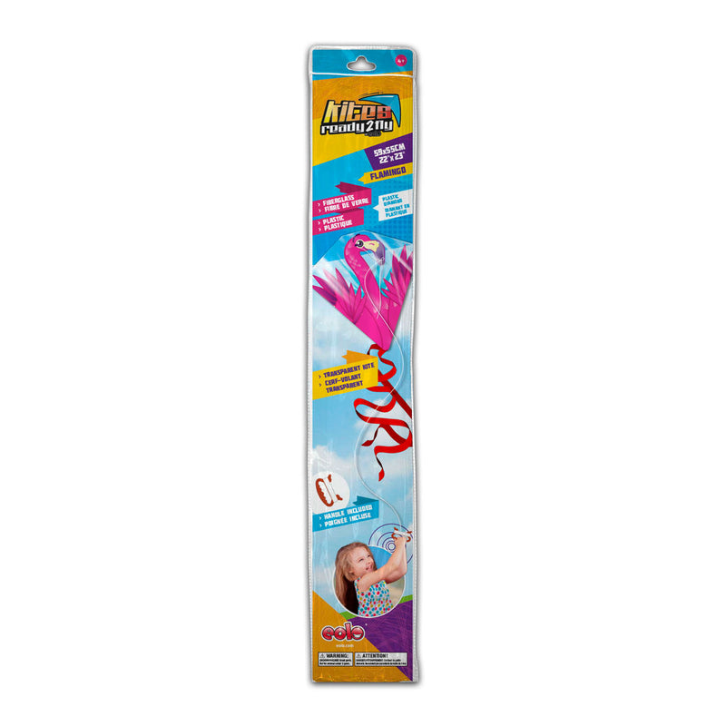 Load image into Gallery viewer, Kites ready 2 fly - vlieger flamingo
