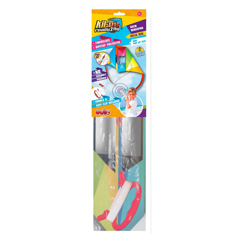 Load image into Gallery viewer, Kites ready 2 fly - pop-up mini nylon vlieger deltabox
