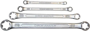 Sw stahl dubbele ringsleutel set torx double ring spanner set flat exf.