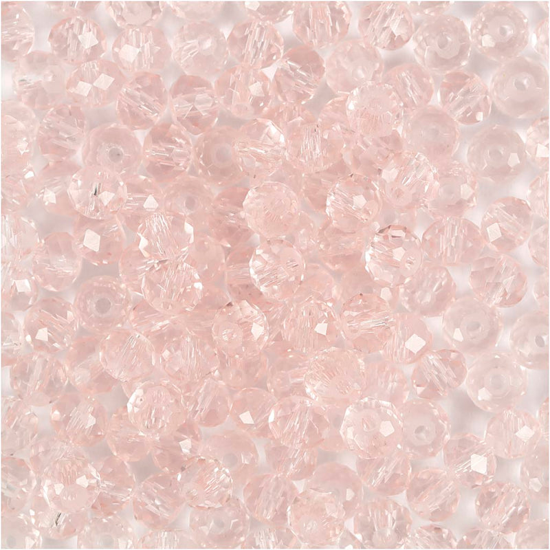 Load image into Gallery viewer, Creativ company https: www.cchobby.nl facet-kralen-d-4-mm-gatgrootte-1-mm-lichtroze-45-stuk-1-doos
