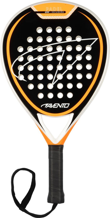 Avento padelracket junioren - escudero - gfrp - zwart oranje