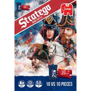 Load image into Gallery viewer, Jumbo kaartspel stratego quick battle | 2 stuks
