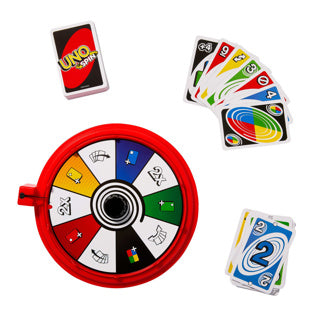 Afbeelding laden in galerijviewer, Mattel games uno spin kaartspel
