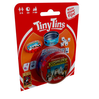 ギャラリービューアに画像をロードする, 999-games spel tiny tins geharrewar in de sushibar | 2 stuks
