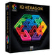 Smartgames iq hexagon deluxe - iq deluxe logisch denkspel premium breinbreker - geometrische puzzel met 120 opdrachten - luxe zeshoek puzzel - solospel voor tieners en volwassenen - premium cadeau vanaf 14 jaar