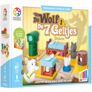 Smartgames spel de wolf en de 7 geitjes