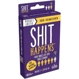Spel shit happens pocket editie pocket 18+ edition 2 | 2 stuks