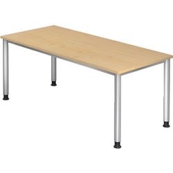 Bach bureau hammerer hs19 3 s aluminium melamine esdoorn