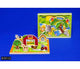 Speelplankje hout 3d zoo farm 30x22