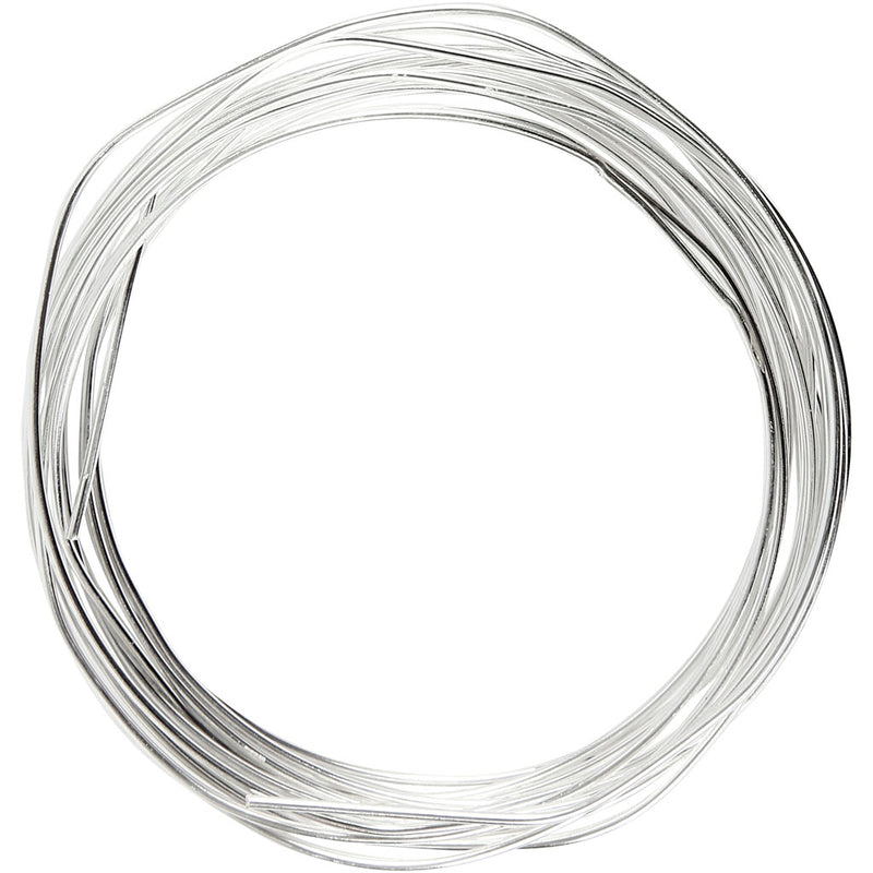Load image into Gallery viewer, Https: www.cchobby.nl verzilverd-draad-dikte-1-2-mm-verzilverd-3-m-1-rol

