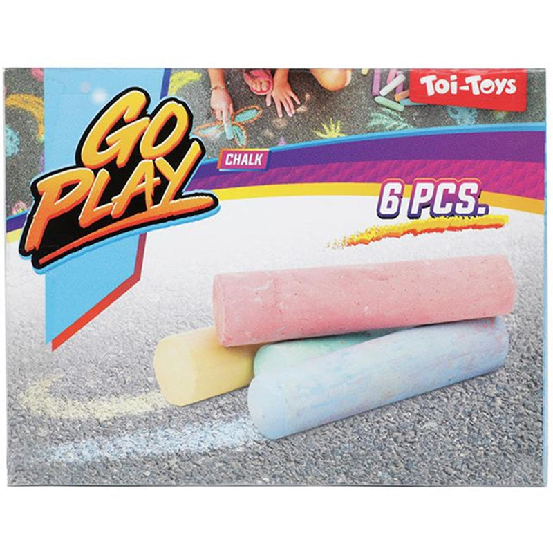 Load image into Gallery viewer, Toi-toys toi toys chalk stoepkrijt 6 in doosje
