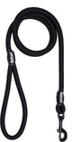 Rebel petz hondenriem - trainingslijn - zwart - l - 12 mm x 140 cm