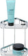 Geesa basket doucherek hoek - dubbel - 22 cm - chroom
