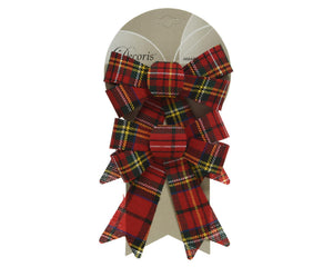 Decoris strik ruit polyester 2-delig 14x17cm