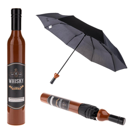 Vouwparaplu whiskeyfles ø90cm