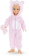 Corolle girls - modepop valentine pyjama party set
