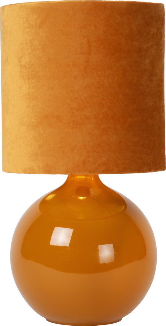 Lucide esterad - tafellamp - ø 24 cm - 1xe14 - okergeel