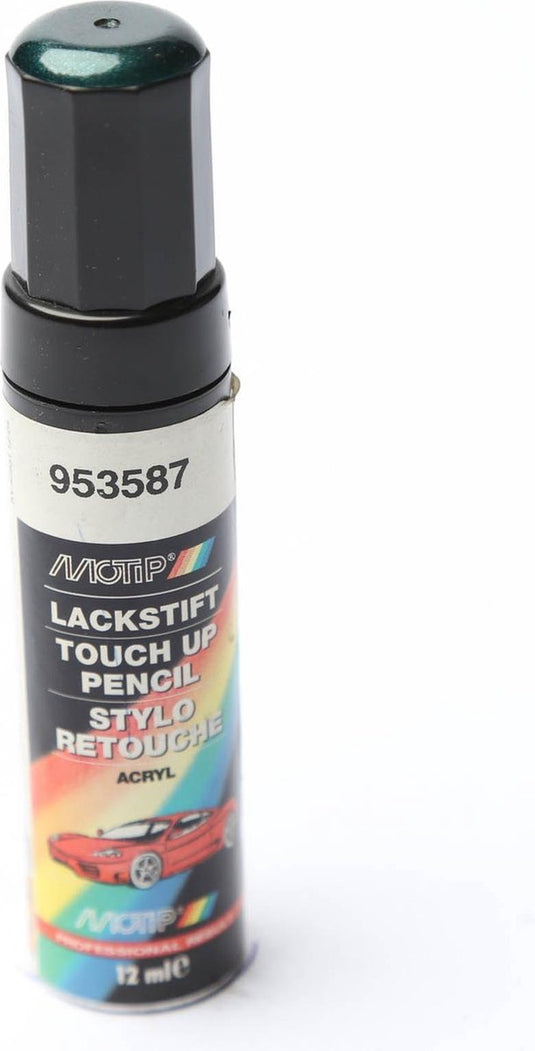Motip 953587 - auto lakstift - groen metallic - 12 ml