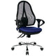 Operatorstoel open point deluxe topstar zwart blauw